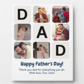 パパ父の日フォトコラージュプラーク フォトプラーク (正面)