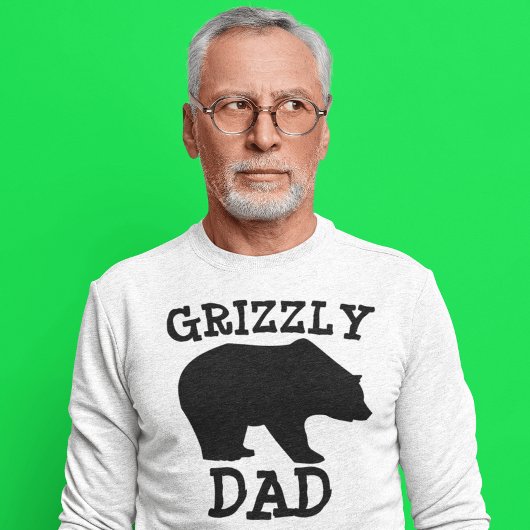 パパ父の日GRIZZLYパパTシャツ スウェットシャツ