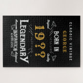 パパ父または夫の名前を追加する年の凡例ヴィンテージ ジグソーパズル (横)