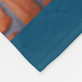 パパ父定義6フォトコラージブルー フリースブランケット (角)