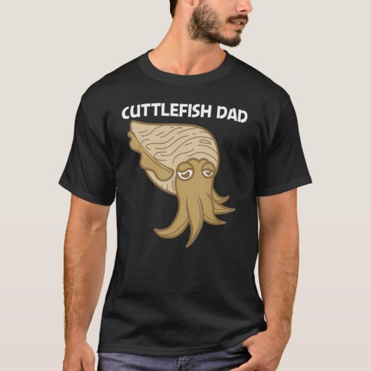 パパ父海生動物用イカ Tシャツ (正面)