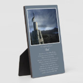 パパ父記念航海の詩 フォトプラーク (側面)