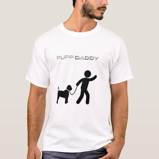 パパ犬 Tシャツ (正面)
