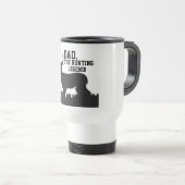 パパ狩りの伝説の引用文の父の日のスポーツ トラベルマグ (正面右)