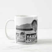 パパ独自のフォトの追加カスタム コーヒーマグカップ (左)