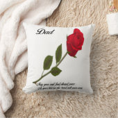 パパ独身のレッドローズ クッション (ブランケット)