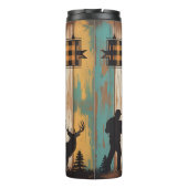 パパ狼の伝説、男の神話の強い、頑丈な動物ポー タンブラー (裏面)