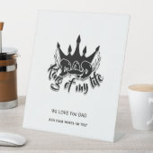 パパ王の父の日 台座サイン (インサイチュ)