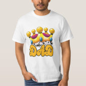 パパ王様の王冠 Tシャツ (正面)