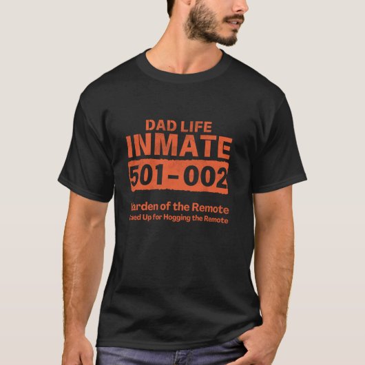 パパ生命囚人おもしろい刑務所のハロウィーン費用 Tシャツ (正面)