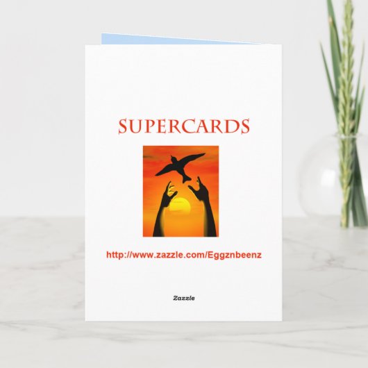 パパ用のタイトなラインの誕生日カード カード (裏面)