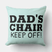 パパ用椅子枕 クッション (正面)
