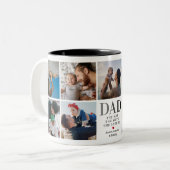 パパ男の神話の伝説の写真2トーンCof ツートーンマグカップ (正面左)