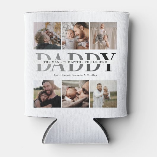 パパ男の神話の伝説の写真 缶クーラー (正面)