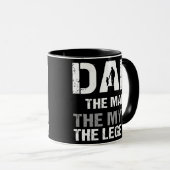 パパ男の神話の伝説の父の日 マグカップ (正面右)