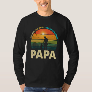 パパ男の神話の悪い影響ヴィンテージ Tシャツ
