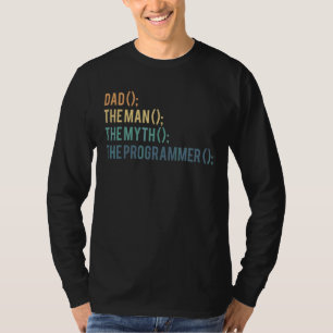 パパ男の神話プログラマー Tシャツ
