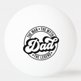 パパ男ザ神話ザ伝説paパパ男性パパ 卓球ボール