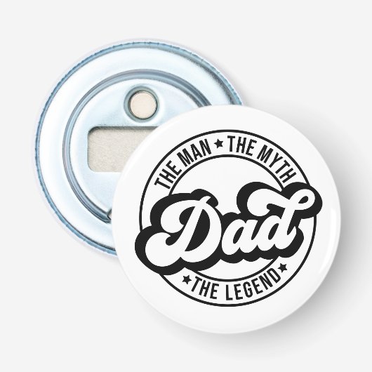 パパ男ザ神話ザ伝説paパパ男性パパ 栓抜き (正面)