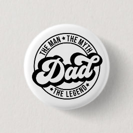 パパ男ザ神話ザ伝説paパパ男性パパ 缶バッジ
