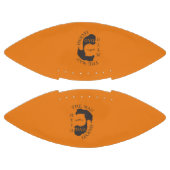 パパ男、神話、伝説の文字オレンジ アメリカンフットボール (パネル)