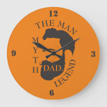 パパ男、神話、伝説の文字オレンジ