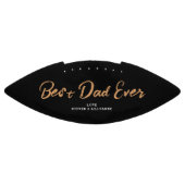 パパ白黒タイポグラフィファーザーズ・デイ アメリカンフットボール (パネル)