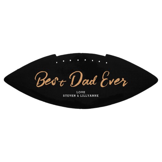 パパ白黒タイポグラフィファーザーズ・デイ アメリカンフットボール (パネル)