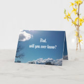 パパ知らない？カード カード (黄色い花)