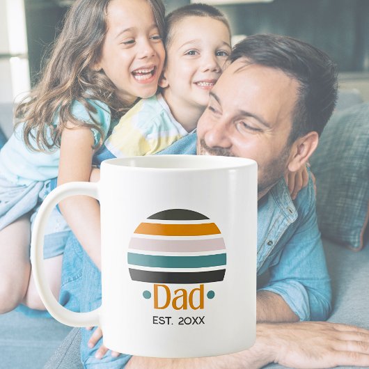 パパ確立レトロ コーヒーマグカップ