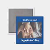 パパ磁素晴らし石に マグネット (正面/裏面)