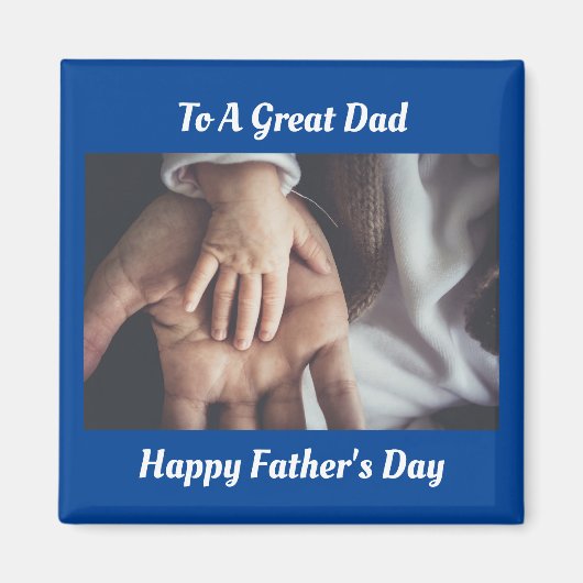 パパ磁素晴らし石に マグネット (正面)