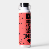 パパ私の最初の愛、永遠の英雄 ウォーターボトル (正面)