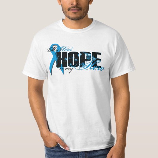 パパ私の英雄-前立腺の希望 Tシャツ (正面)