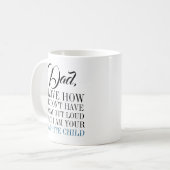 パパ私はお気に入りのお父さんの日のマグカップ コーヒーマグカップ (正面左)