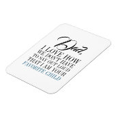 パパ私はお気に入りのお父さんの日磁石 マグネット (左側)