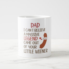 パパ私は巨大な信じ伝説を作り出せ来ない-パパ ジャンボコーヒーマグカップ