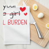 パパ私は常にあなたの小さな女の子、金融 キッチンタオル (四つ折り)