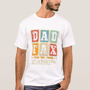 パパ税おもしろいグルメスナックユーモア Tシャツ