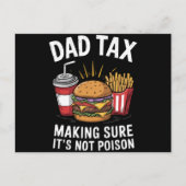パパ税が毒父の日でないことを確認 ポストカード (正面)