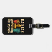 パパ税が毒父の日でないことを確認 ラゲッジタグ (正面横)