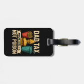 パパ税が毒父の日でないことを確認 ラゲッジタグ (裏面横)