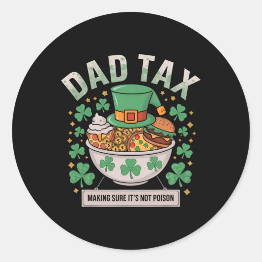 パパ税それが毒でないことを確認するSt patricksダ ラウンドシール (正面)