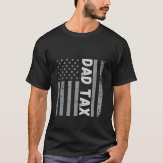 パパ税それが毒ではないことを確認するアメリカ国旗のパパ Tシャツ