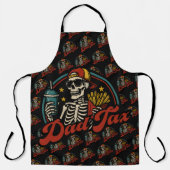 パパ税で毒スケルトンじゃないかどうか確認する エプロン (正面)