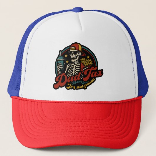 パパ税で毒スケルトンじゃないかどうか確認する キャップ (正面)