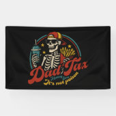 パパ税で毒スケルトンじゃないかどうか確認する 横断幕 (横)