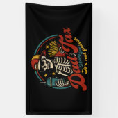 パパ税で毒スケルトンじゃないかどうか確認する 横断幕 (縦)