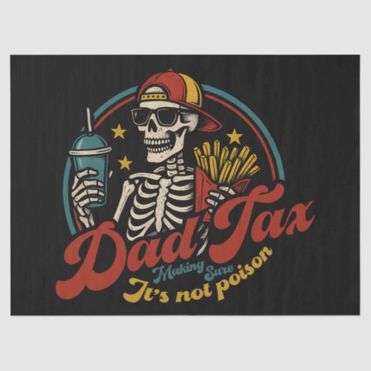 パパ税で毒スケルトンじゃないかどうか確認する 薄葉紙 (正面)