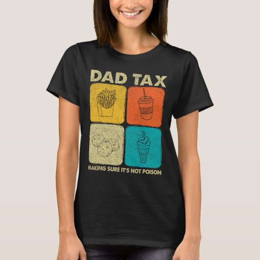 パパ税の毒でないかどうか確かめる1 Tシャツ (正面)
